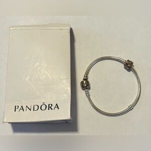 Authentic Pandora Silver Charm Bracelet